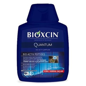 شامپو ضد ریزش موهای خشک و معمولی کوانتوم بیوکسین Bioxcin Quantum Bio Active Shampoo 300Ml
