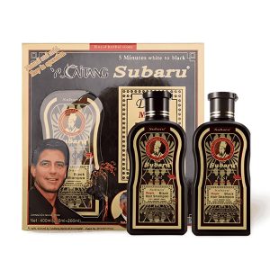 شامپو رنگ مو مردانه سوبارو Subaru Hair Color Black Hair Shampoo 400Ml