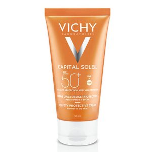 ضد آفتاب بی رنگ کاپیتال سولیل ویشی Vichy Capital Soleil Velvety Protective Cream Spf 50