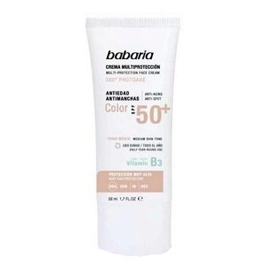 ضد آفتاب رنگی ضد چروک و ضد لک باباریا Babaria Color Anti Aging Spot Spf 50
