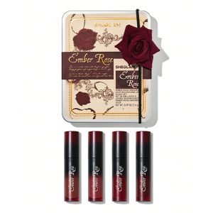 پک برق لب 4 عددی امبر رز شیگلم Sheglam Ember Rose Love Nourishing Lip Gloss Pack