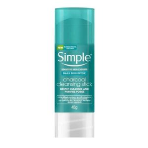 استیک پاکسازی پوست چرب حاوی زغال و چوب بامبو سیمپل Simple Charcoal Cleansing Stick