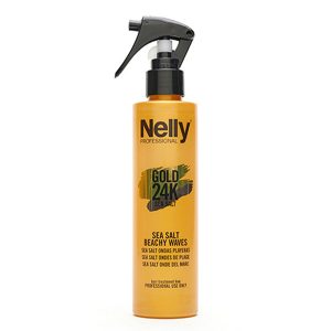 اسپری مو نمک دریایی گلد نلی Nelly Gold 24K Sea Salt 200Ml