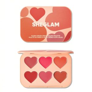 پالت رژگونه کرمی شیگلم SHEGLAM مدل Flush Crush رنگ Cottage Core Garden